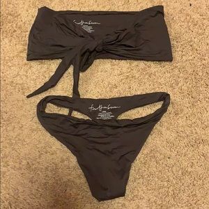 SOLD— 437 Swimwear Espresso Leo Set